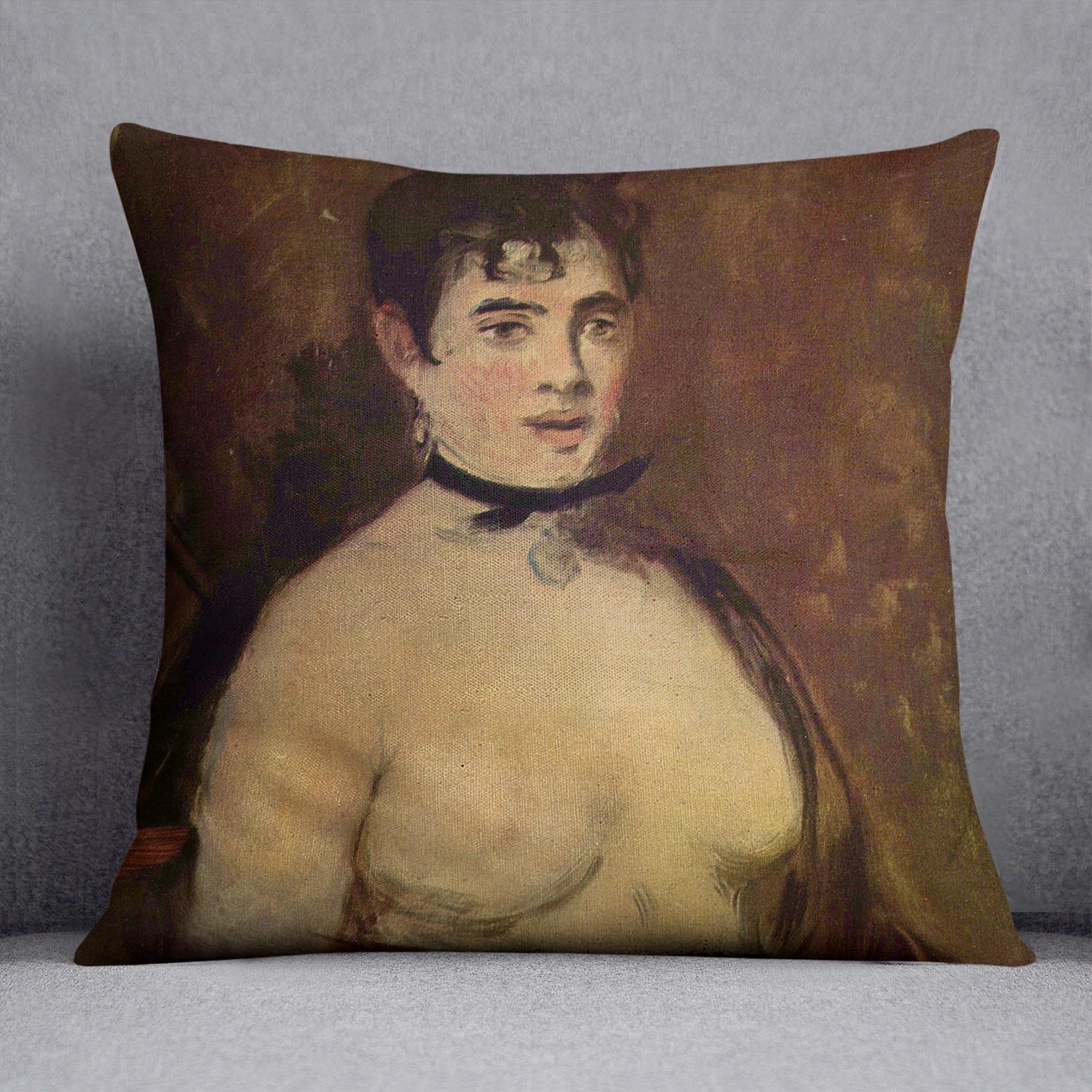 Female act by Manet Throw Pillow