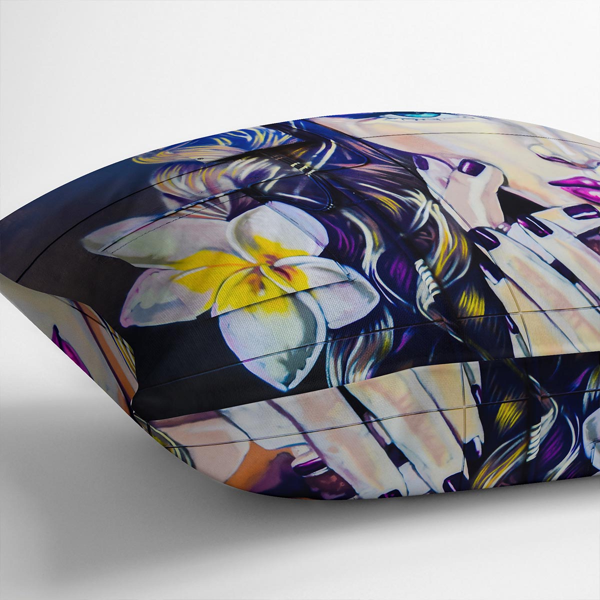 Femme Fatale Graffiti Cushion