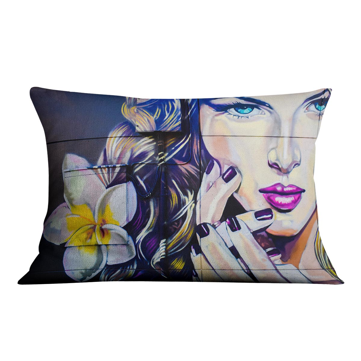 Femme Fatale Graffiti Cushion