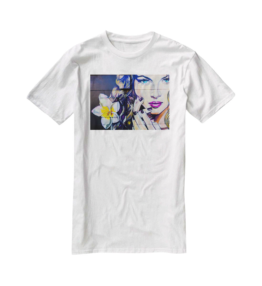 Femme Fatale Graffiti T-Shirt - Canvas Art Rocks - 5