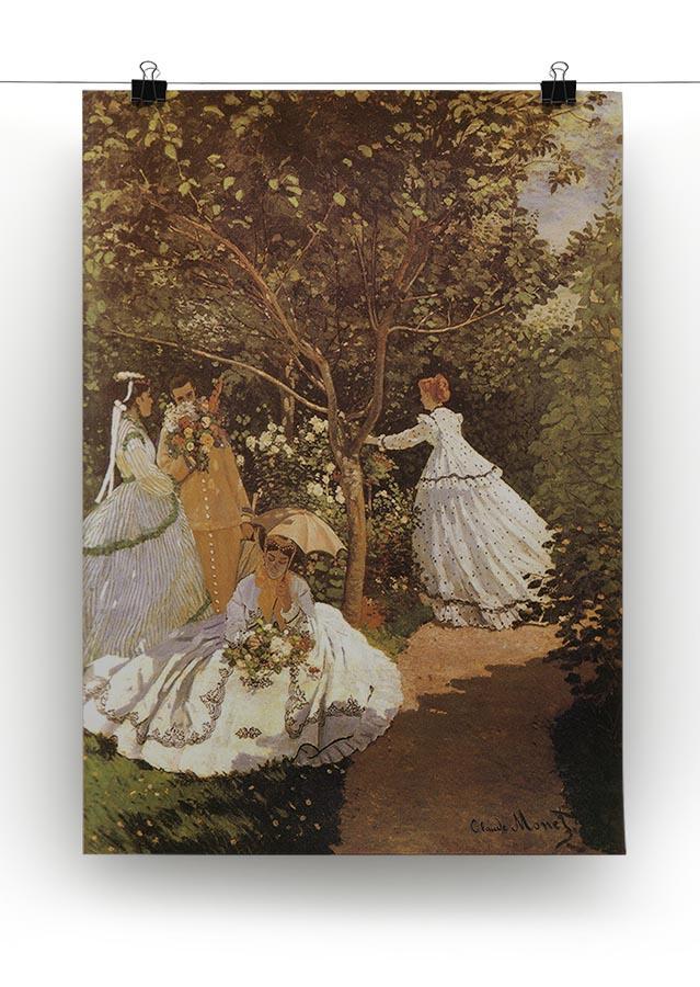 Femmes au jardin 1867 by Monet Canvas Print & Poster - Canvas Art Rocks - 2
