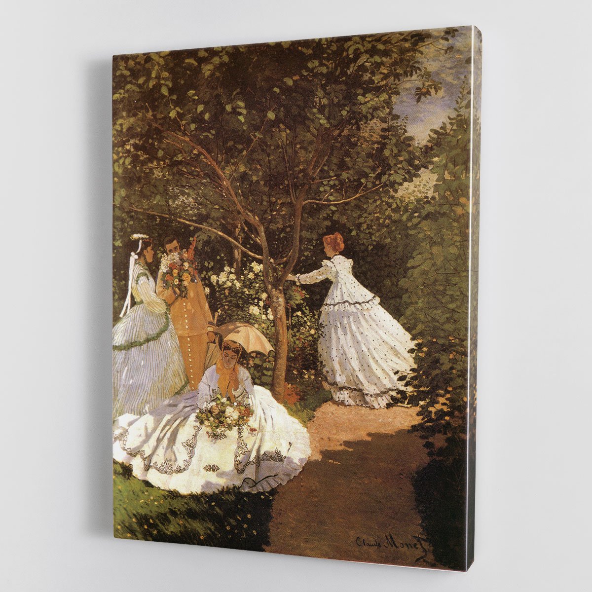 Femmes au jardin 1867 by Monet Canvas Print or Poster