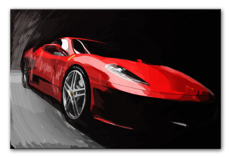 Ferrari Roadburner Print - Canvas Art Rocks - 1