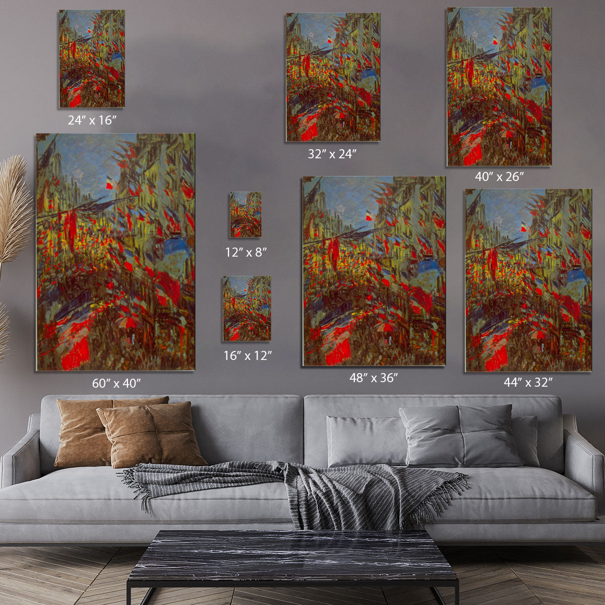 Festivities by Monet Canvas Print or Poster - Canvas Art Rocks - 7