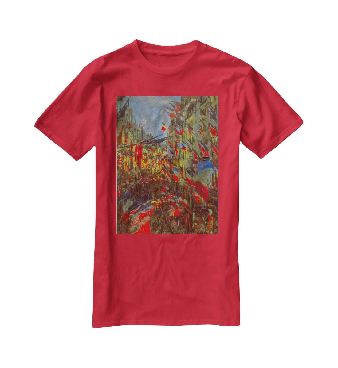 Festivities by Monet T-Shirt - Canvas Art Rocks - 4