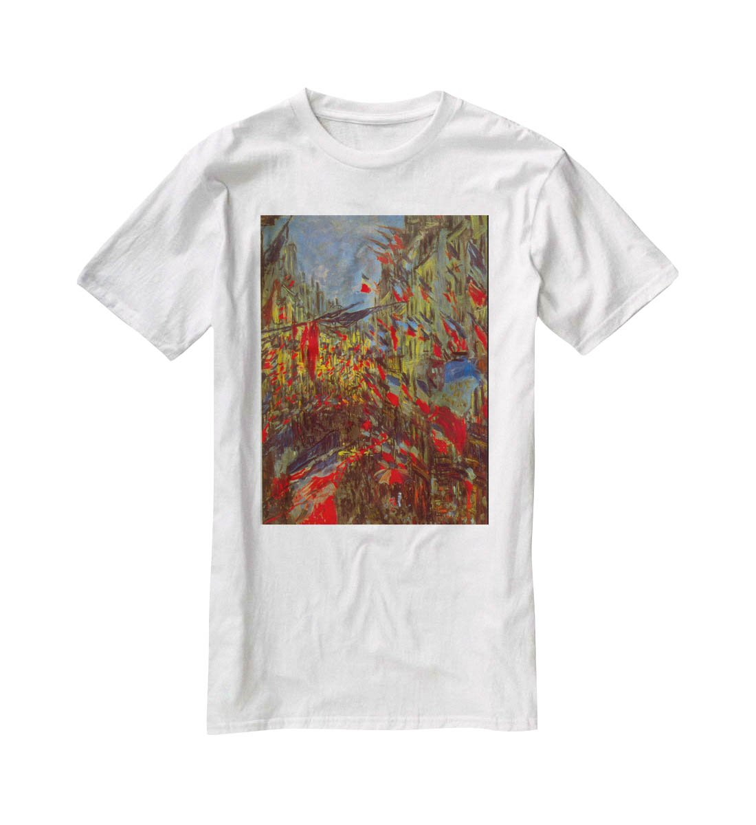 Festivities by Monet T-Shirt - Canvas Art Rocks - 5