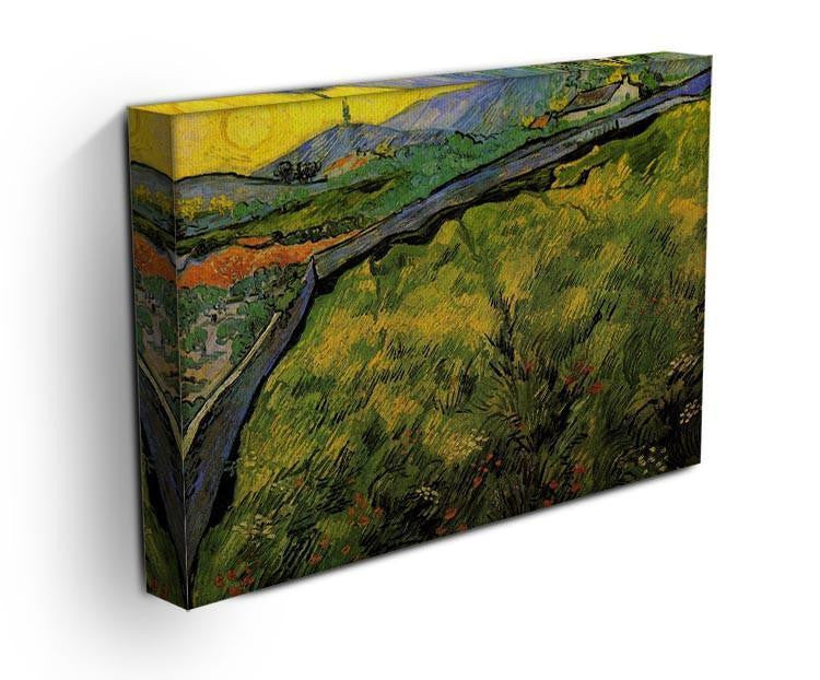 Field of Spring Wheat at Sunrise by Van Gogh Canvas Print & Poster - Canvas Art Rocks - 3