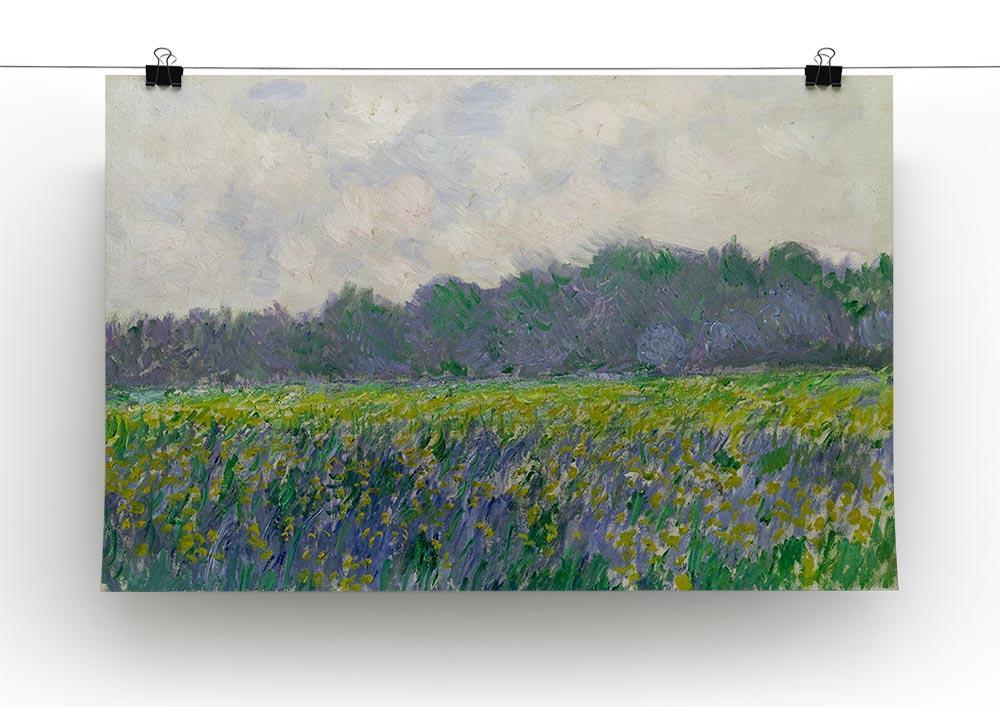 Field of Yellow Irises by Monet Canvas Print & Poster - Canvas Art Rocks - 2