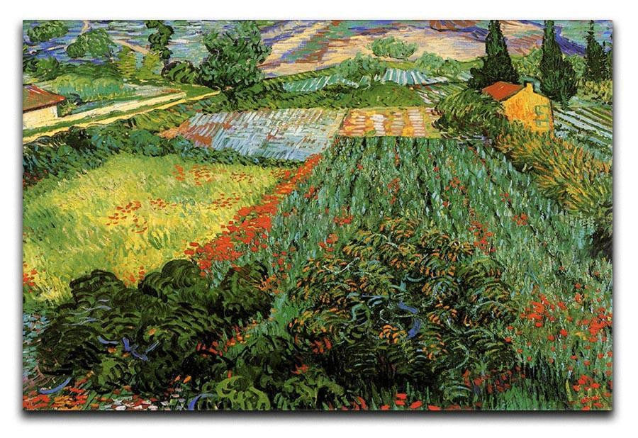 Field with Poppies by Van Gogh Canvas Print & Poster  - Canvas Art Rocks - 1