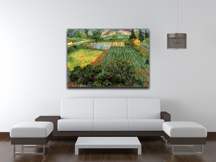 Field with Poppies by Van Gogh Canvas Print & Poster - Canvas Art Rocks - 4