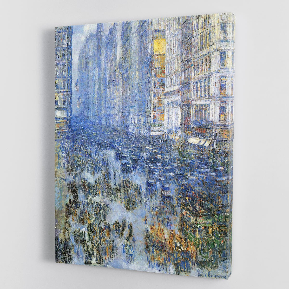 Fifth Avenue by Hassam Canvas Print or Poster
