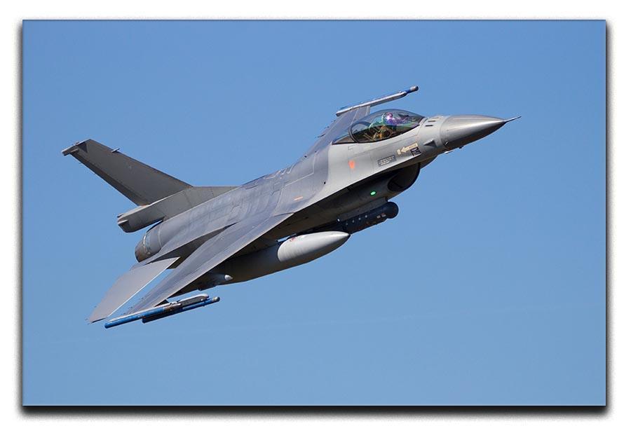 Fighter jet flyby Canvas Print or Poster  - Canvas Art Rocks - 1