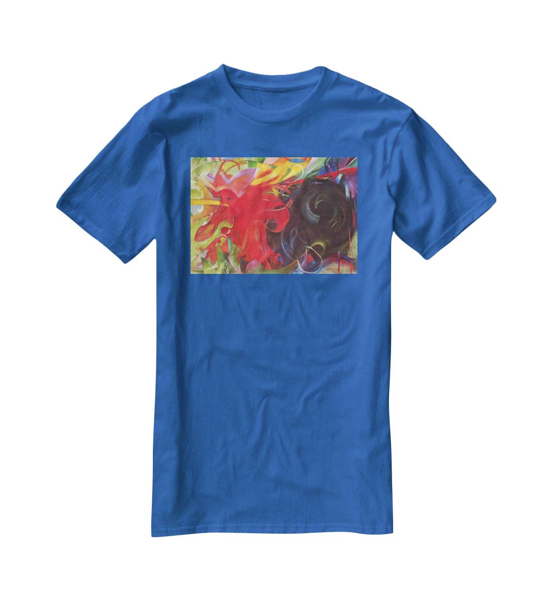 Fighting forms by Franz Marc T-Shirt - Canvas Art Rocks - 2