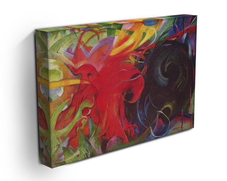 Fighting forms by Franz Marc Canvas Print or Poster - Canvas Art Rocks - 3