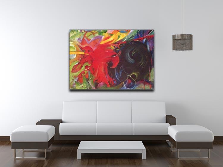 Fighting forms by Franz Marc Canvas Print or Poster - Canvas Art Rocks - 4