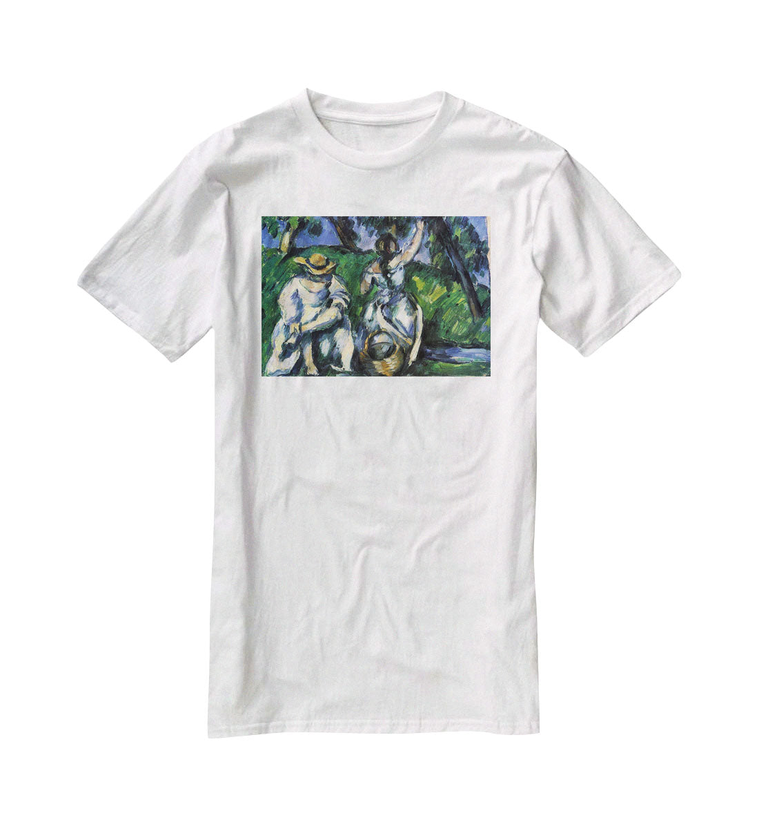 Figures by Cezanne T-Shirt - Canvas Art Rocks - 5