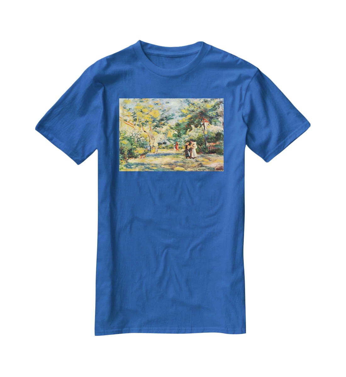 Figures in the garden by Renoir T-Shirt - Canvas Art Rocks - 2