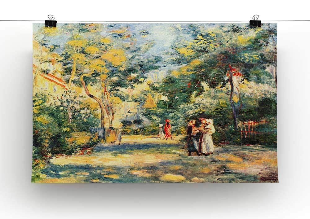 Figures in the garden by Renoir Canvas Print or Poster - Canvas Art Rocks - 2