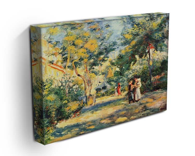Figures in the garden by Renoir Canvas Print or Poster - Canvas Art Rocks - 3