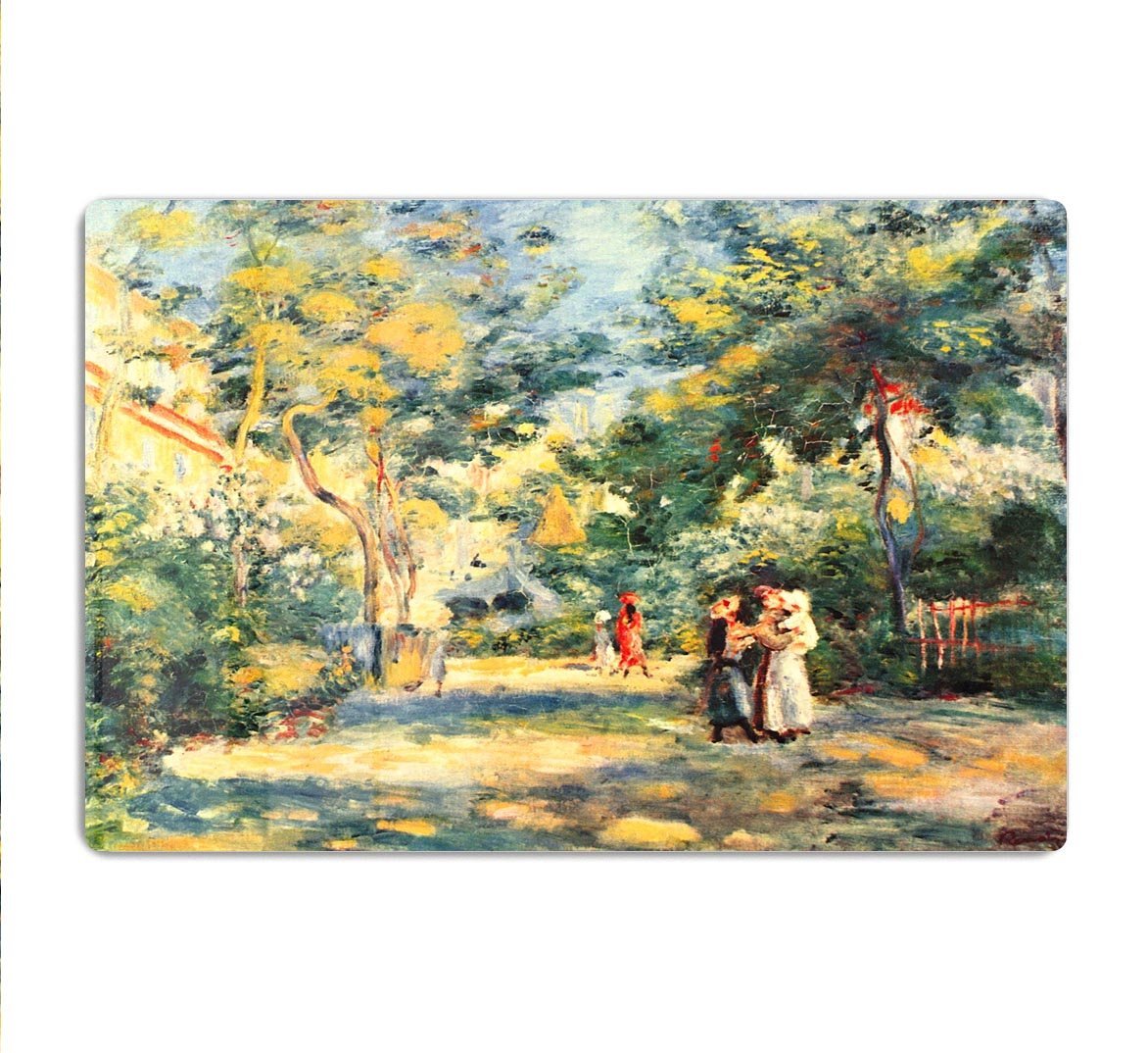 Figures in the garden by Renoir HD Metal Print