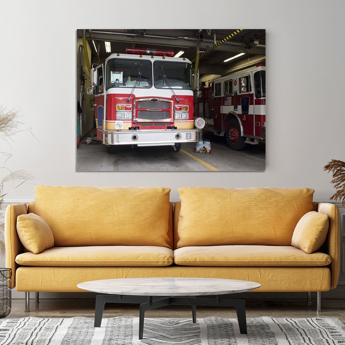 Fire Truck Canvas Print or Poster