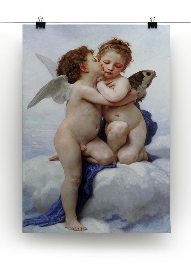 First Kiss By Bouguereau Canvas Print or Poster - Canvas Art Rocks - 2