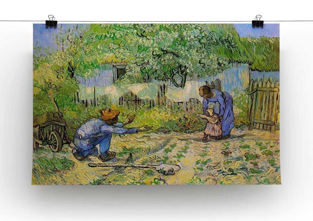 First Steps by Van Gogh Canvas Print & Poster - Canvas Art Rocks - 2