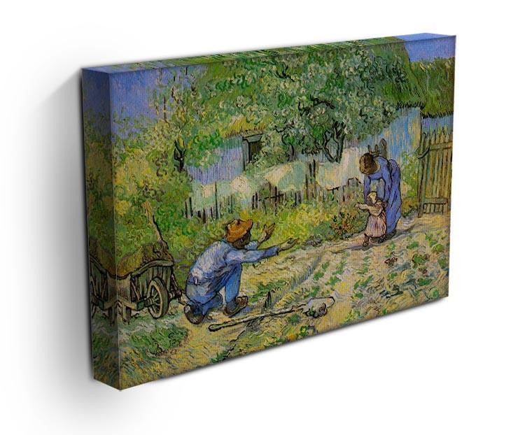 First Steps by Van Gogh Canvas Print & Poster - Canvas Art Rocks - 3