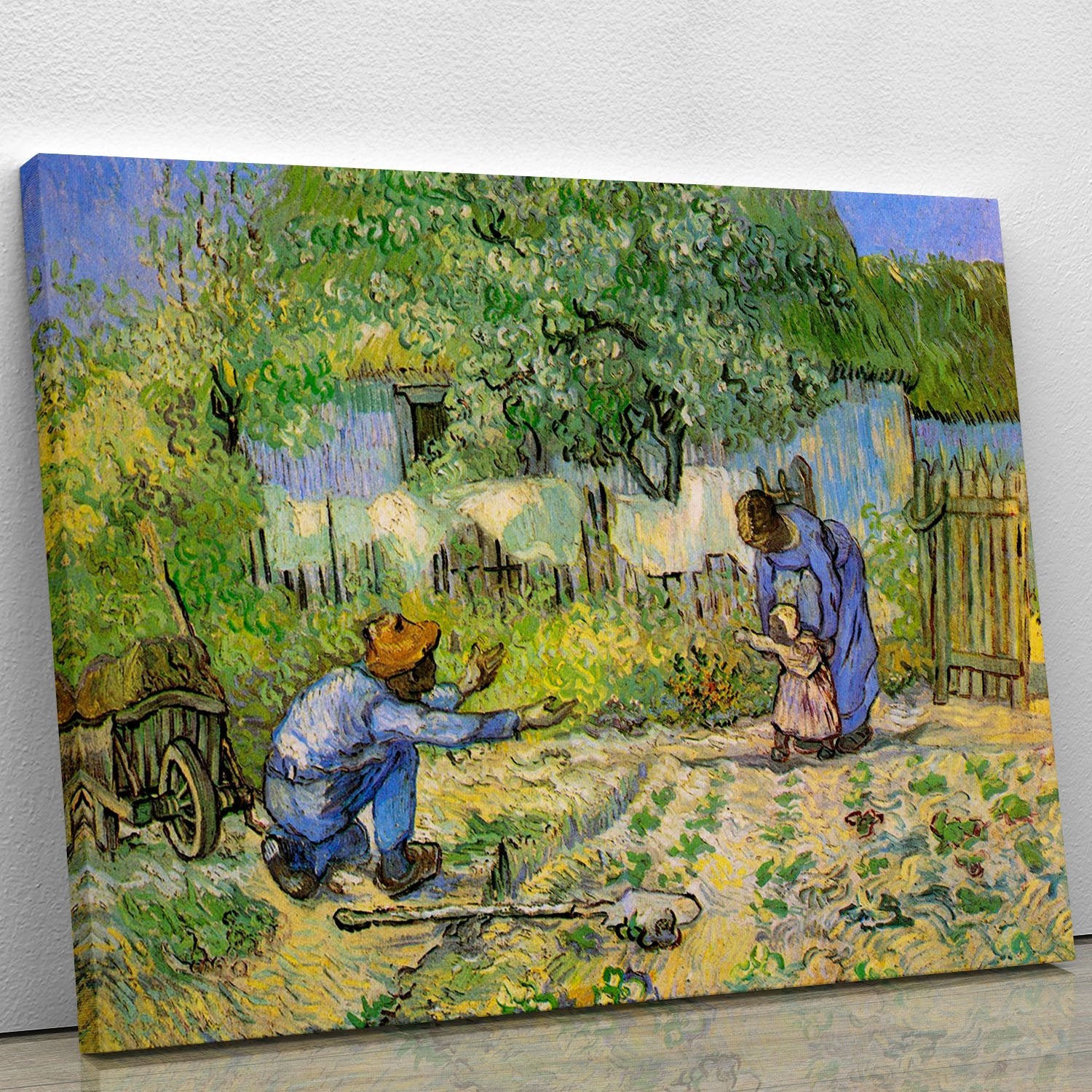 First Steps by Van Gogh Canvas Print or Poster