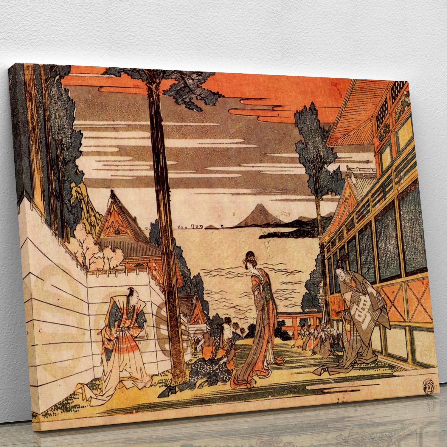 First act by Hokusai Canvas Print or Poster - Canvas Art Rocks - 1