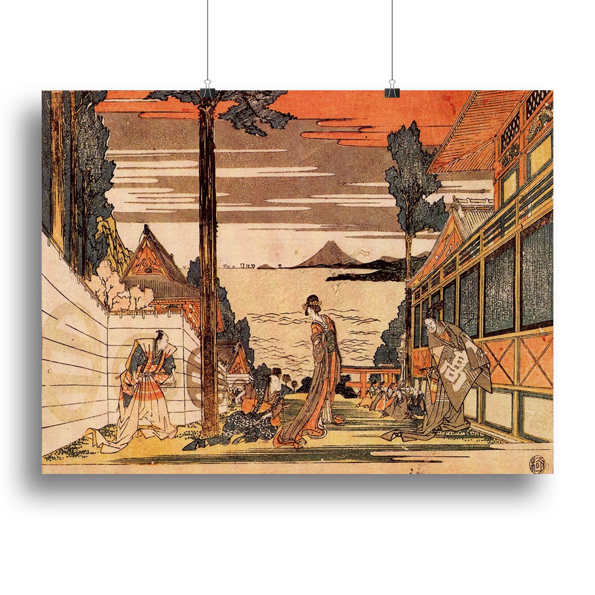 First act by Hokusai Canvas Print or Poster - Canvas Art Rocks - 2