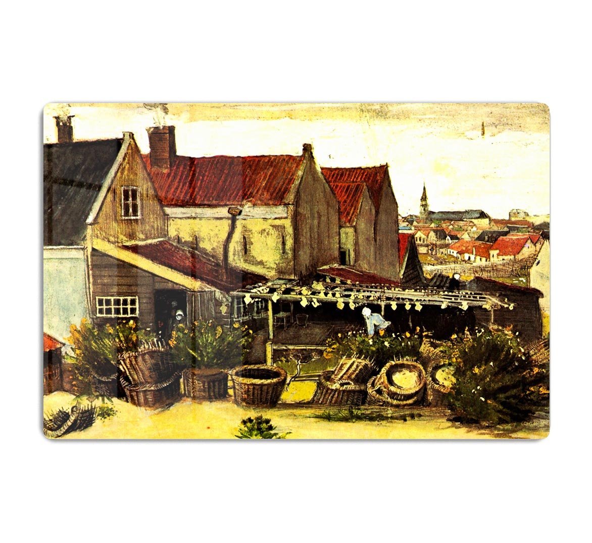 Fish-Drying Barn by Van Gogh HD Metal Print
