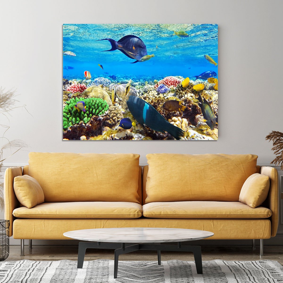 Fish in the Red Sea Canvas Print or Poster