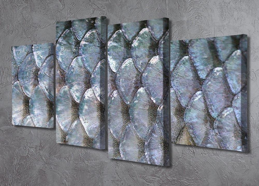 Fish scales 4 Split Panel Canvas  - Canvas Art Rocks - 2