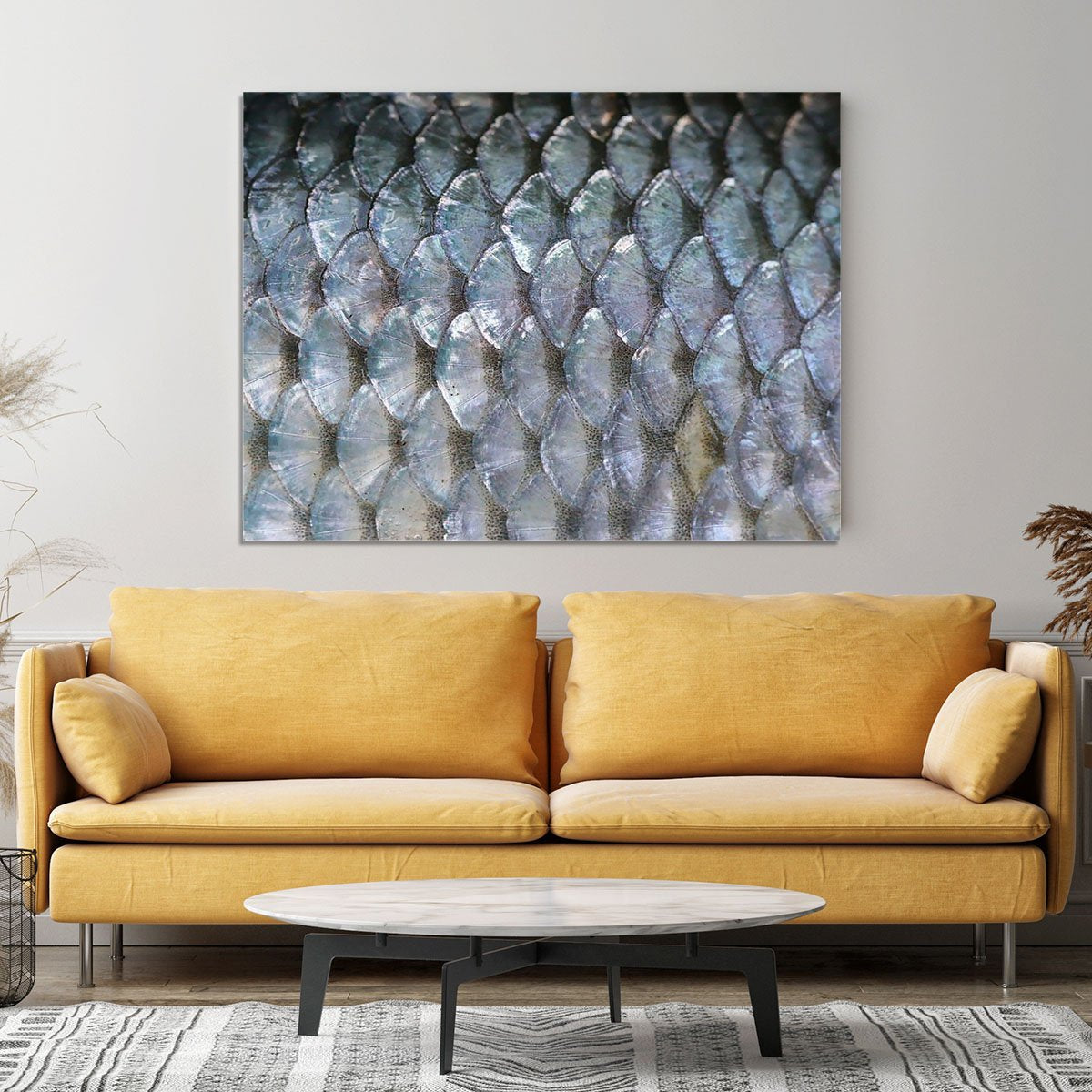 Fish scales Canvas Print or Poster
