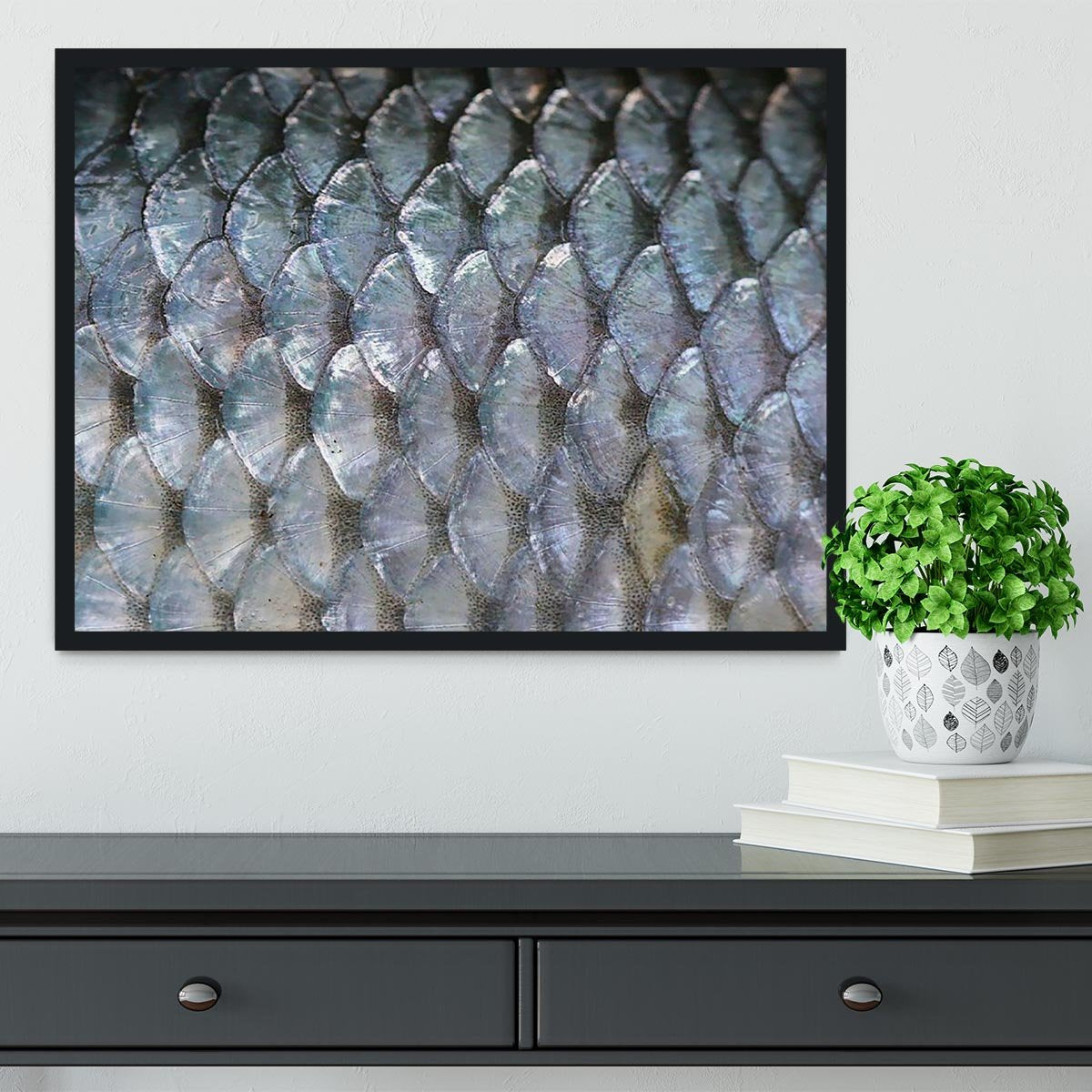 Fish scales Framed Print - Canvas Art Rocks - 2