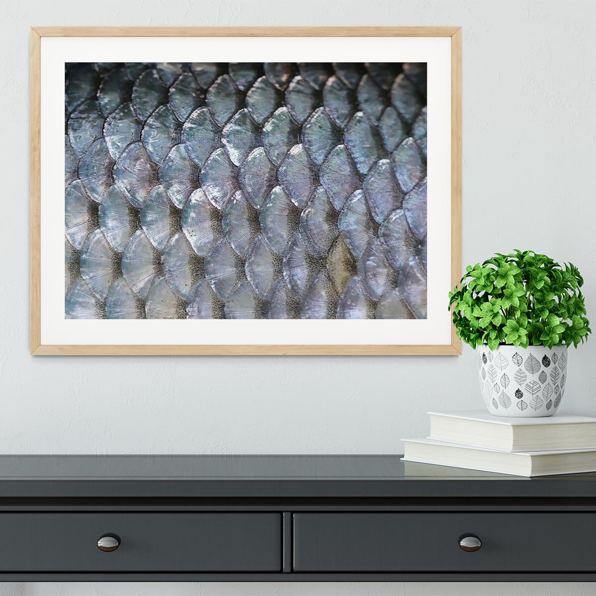 Fish scales Framed Print - Canvas Art Rocks - 3