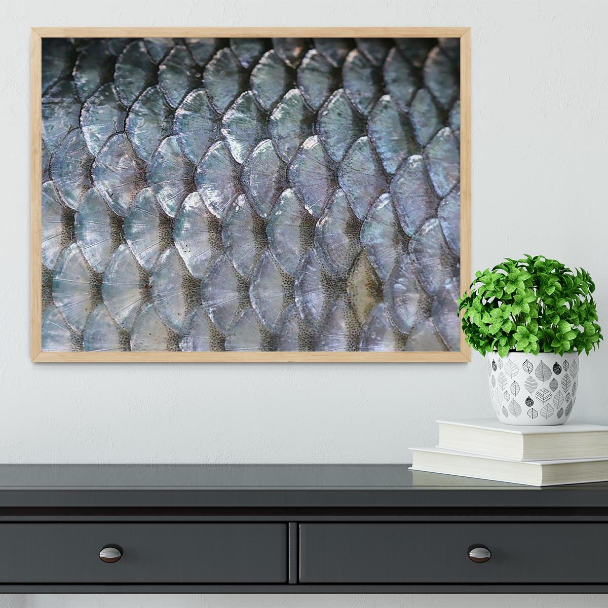 Fish scales Framed Print - Canvas Art Rocks - 4