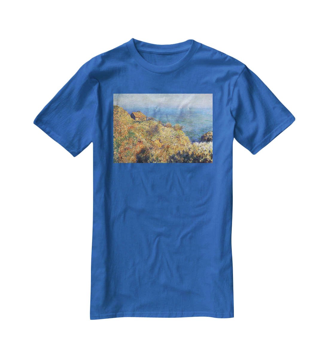 Fishermans lodge at Varengeville by Monet T-Shirt - Canvas Art Rocks - 2