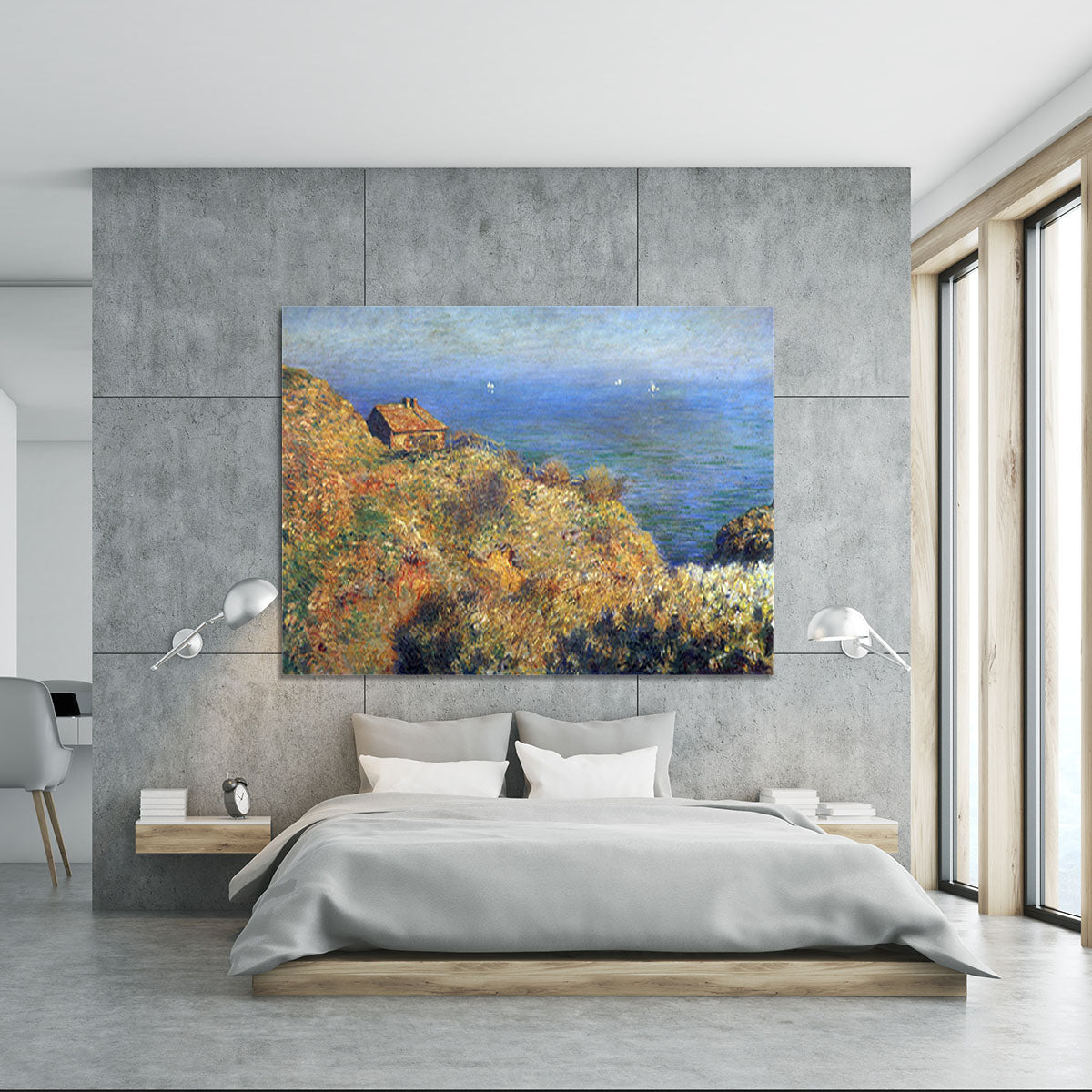 Fishermans lodge at Varengeville by Monet Canvas Print or Poster - Canvas Art Rocks - 5