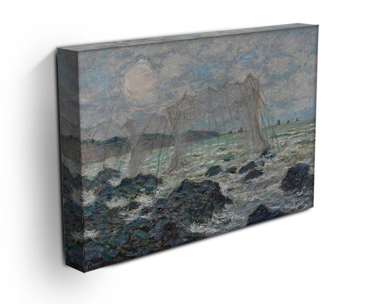 Fishing nets at Pourville by Monet Canvas Print & Poster - Canvas Art Rocks - 3