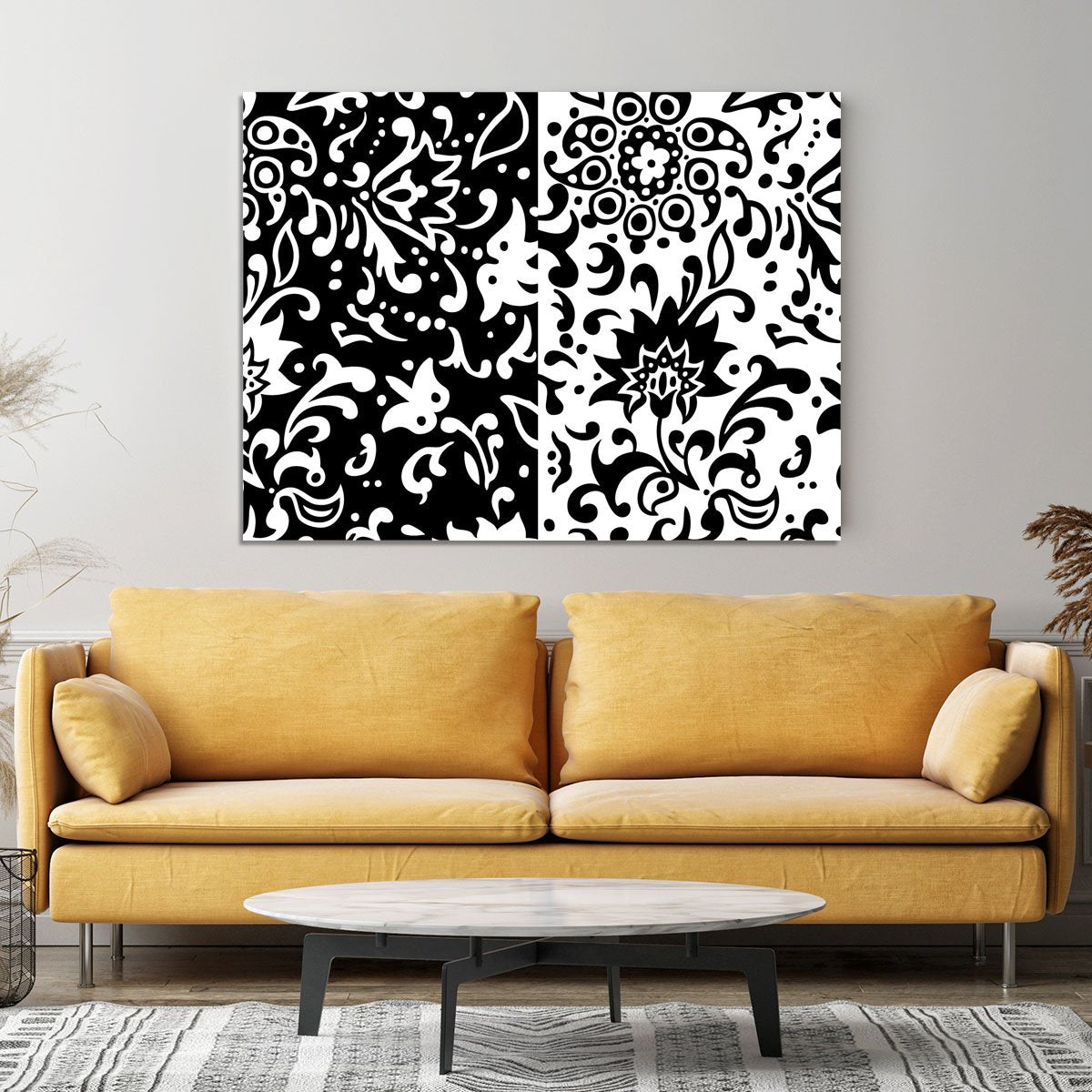Floral Chic Canvas Print or Poster