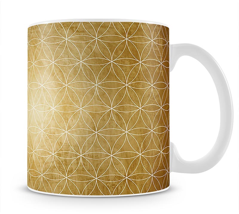 Flower Geometry Mug - Canvas Art Rocks - 1