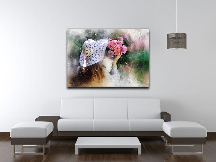 Flower Girl Painting Canvas Print or Poster - Canvas Art Rocks - 4