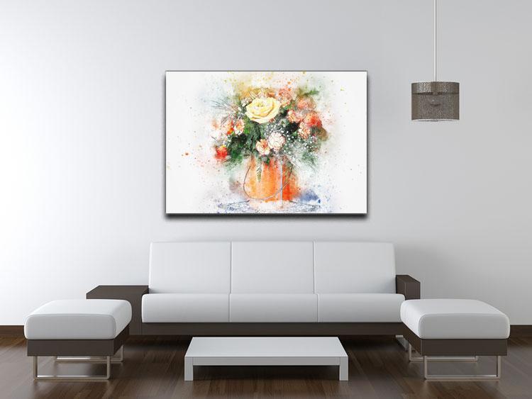 Flower Painting Canvas Print or Poster - Canvas Art Rocks - 4
