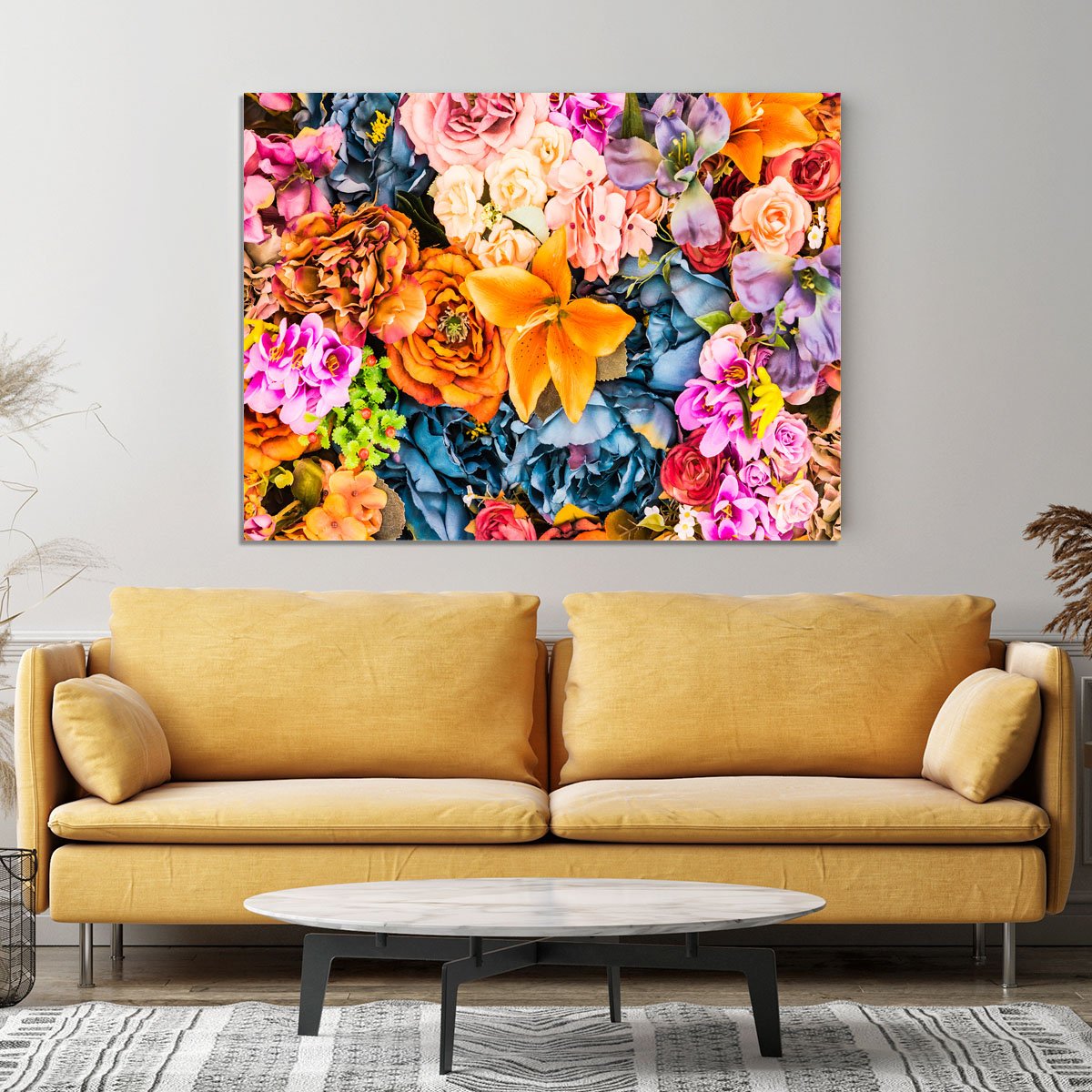 Flower background Canvas Print or Poster