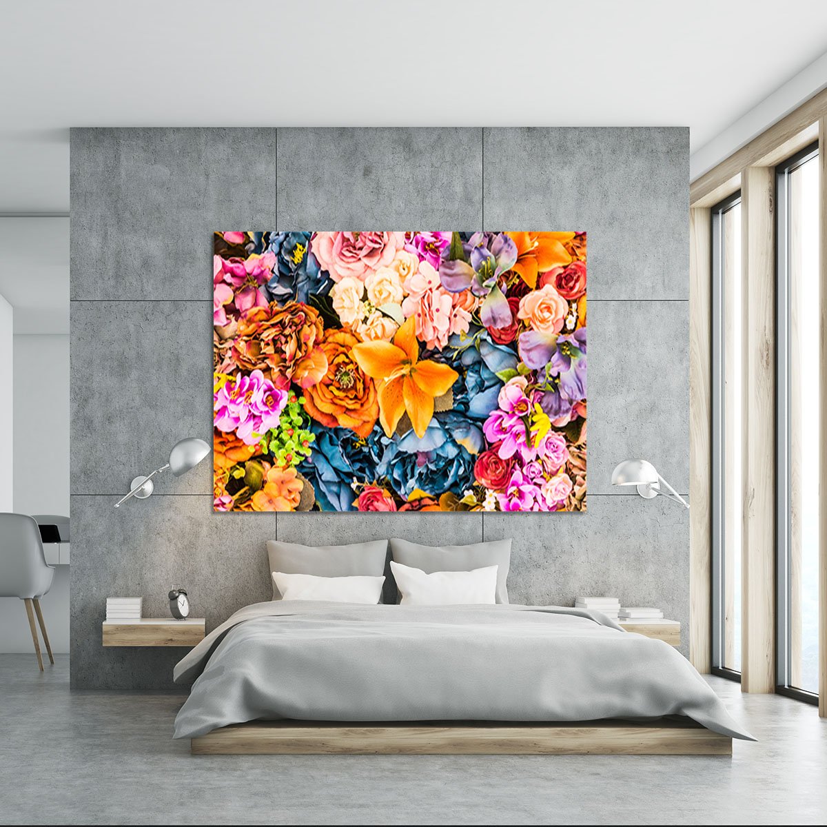 Flower background Canvas Print or Poster