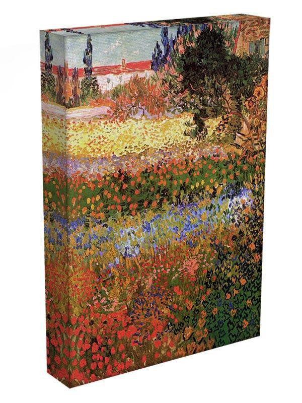 Flowering Garden by Van Gogh Canvas Print & Poster - Canvas Art Rocks - 3