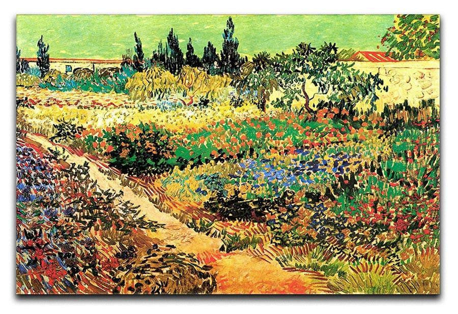 Flowering Garden with Path by Van Gogh Canvas Print & Poster  - Canvas Art Rocks - 1