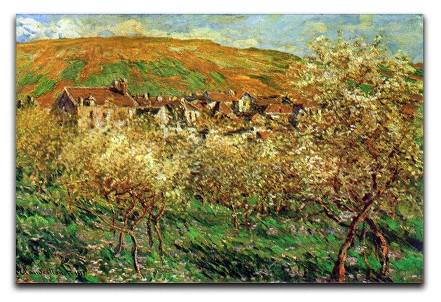 Flowering apple trees by Monet Canvas Print & Poster  - Canvas Art Rocks - 1